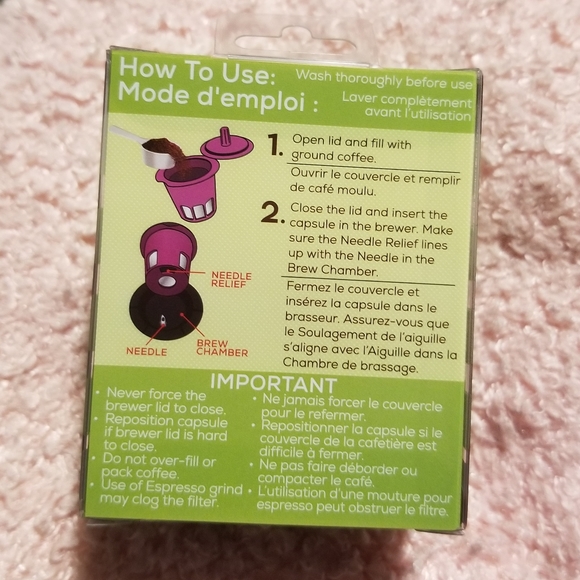 ☕NIB~Perfect Pod Eco-Flow Reusable Single Serve Coffee Filter - Picture 3 of 6